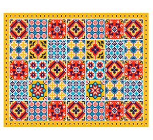 Alfombra de cocina 50x70 cm Baldosa Portuguesa diseños