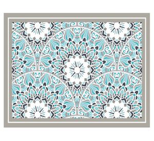 Alfombra de cocina 50x70 cm Mandala tradicional calipso