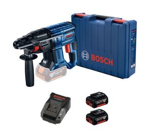 Rotomartillo inalámbrico 18V GBH 180-LI + 2 baterías 4.0 Ah Bosch.