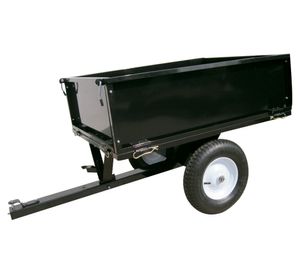 Carro acoplado Tractor universal negro