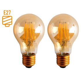 Ampolleta led BoxA60 vintage 4 W E27 luz cálida 2 un.
