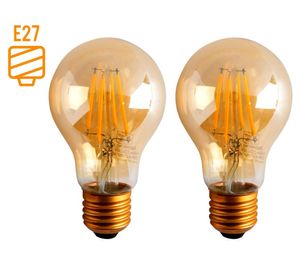 Ampolleta led BoxA60 vintage 4 W E27 luz cálida 2 un.