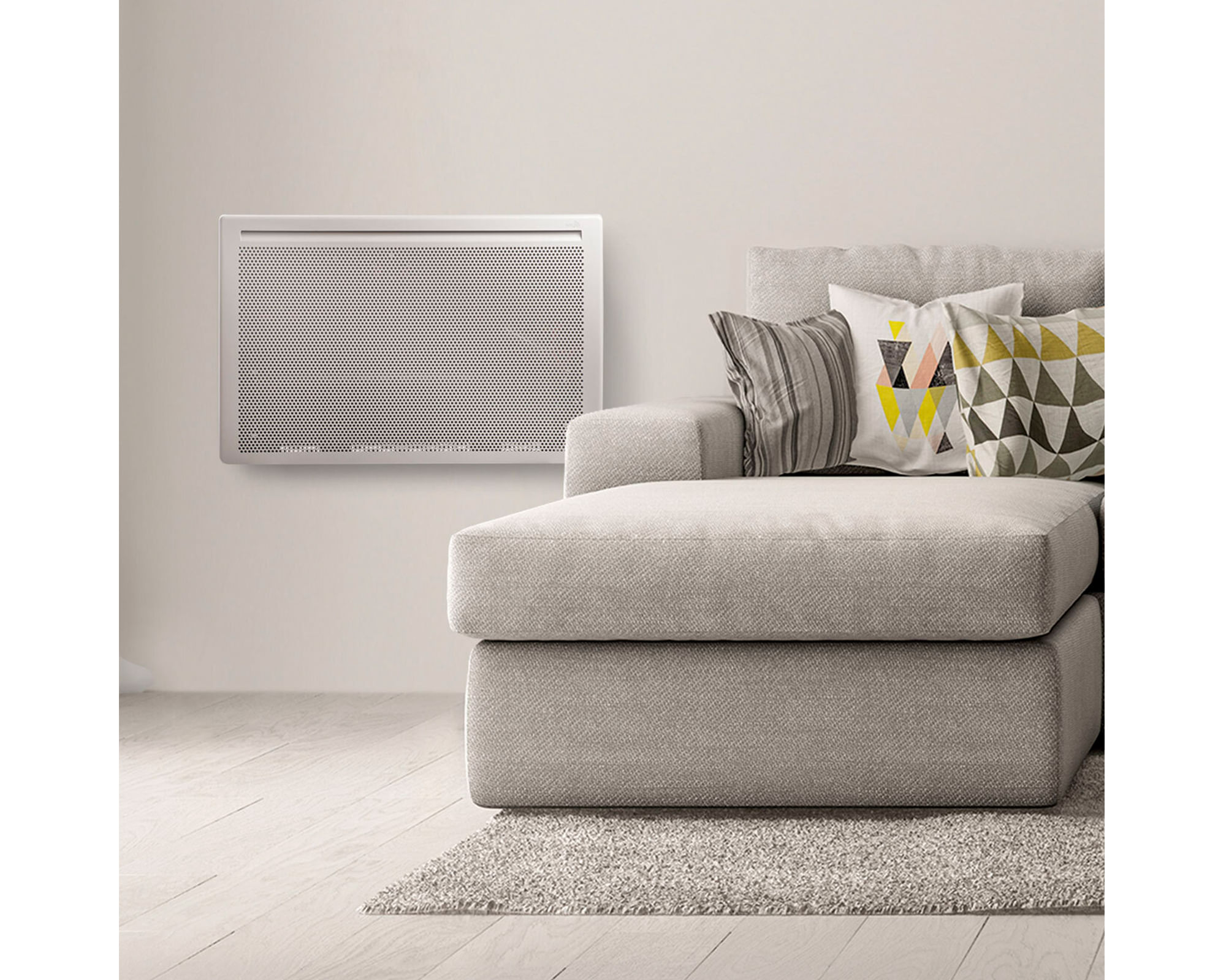 Estufa Eléctrica 1500W Thelios Blanco