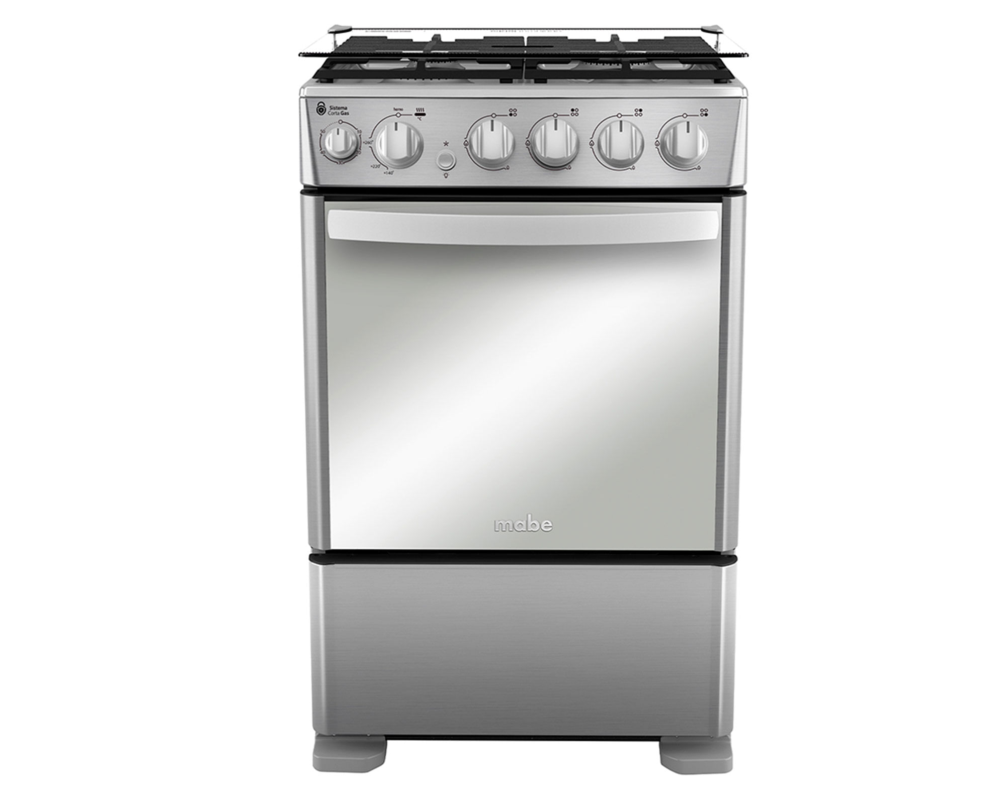 Mabe Cocina CMC5540FX1 4 quemadores gas licuado