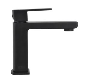 Monomando lavamanos Átela negro mate