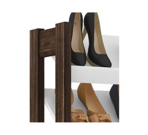 Zapatero 8 repisas AZ blanco Tecnomobili