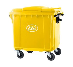 Basurero amarillo 1100 lt