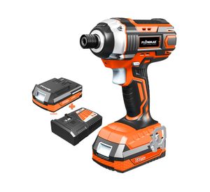 Atornilla impacto 1/4'' 18V batería + cargador