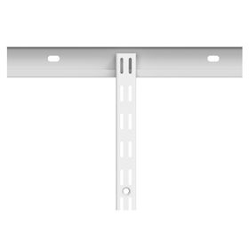 Riel metálico ensamble 150 cm blanco
