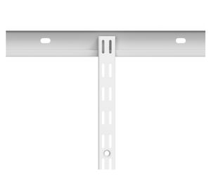 Riel metálico ensamble 150 cm blanco