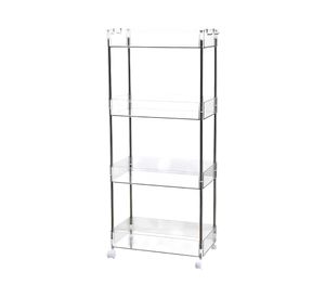 Repisa vertical 4 niveles transparente