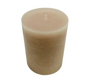 Vela Pilar beige 9x6.8 cm