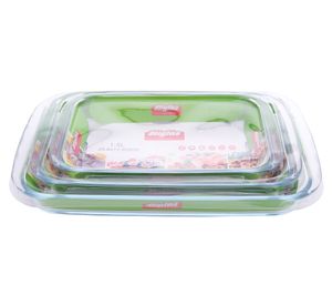 Fuentes rectangulares 3 piezas Cotidiana