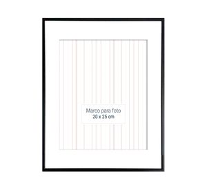 Marco foto Borde angosto paspartú 20x25 cm