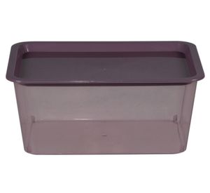 Caja organizadora 6 litros berenjena morado Cotidiana.