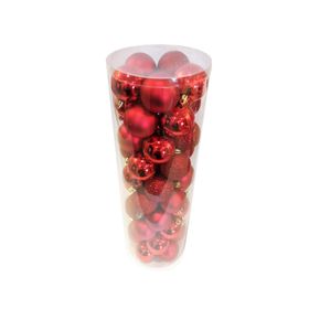 Esfera navidad 6 cm rojo 50 unidades
