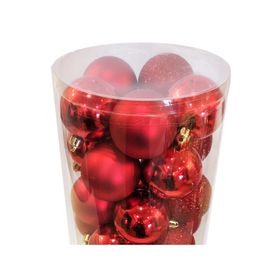 Esfera navidad 6 cm rojo 50 unidades