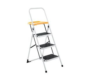 Escalera alto 127 cm 3 pasos con bandeja superior Cotidiana