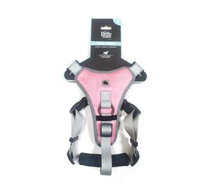 Arnés talla S acolchado rosado