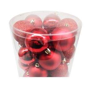 Esfera navidad 6 cm rojo 36 unidades