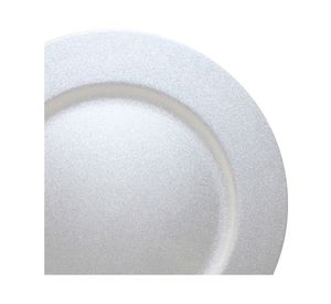 Plato bajo 33 cm silver