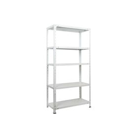 Repisa 5 niveles metal blanco Cotidiana