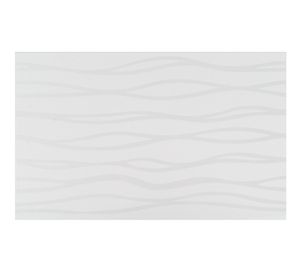 Cerámica muro 25x40 cm Frost Loops blanco 1,50 m2 Klipen