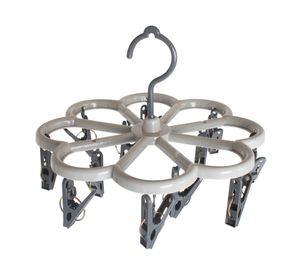 Colgador 12 ganchos gris Cotidiana.