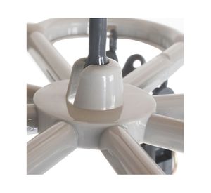 Colgador 12 ganchos gris Cotidiana.