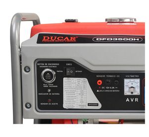 Generador a gasolina eléctrico/manual 3000W 15 lt DF3500H Ducar