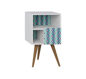 Mesa lateral Toledo 2 blanco Be Concept