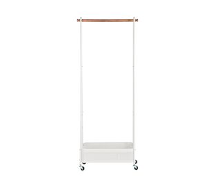 Barra ropa carro blanco