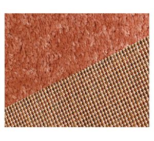 Alfombra frise 150x200 cm lisa rosa Idetex