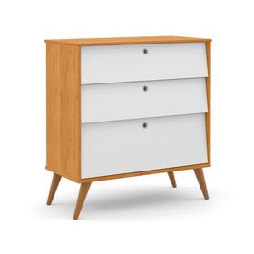 Cómoda 3 cajones Gold gris/eco wood Kidscool