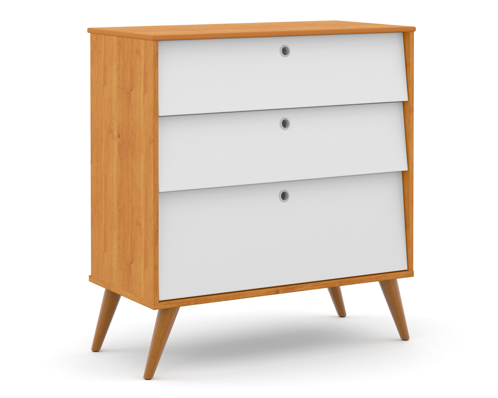 Kidscool Cómoda 3 cajones Gold gris/eco wood Kidscool