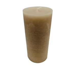 Vela Pilar beige 15x6.8 cm