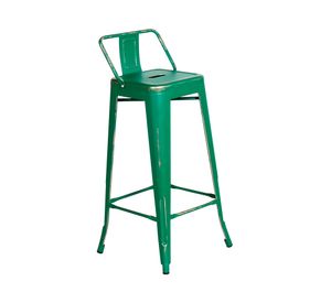 Silla bar Vintage verde esmeral 2 unidades Idetex