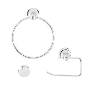 Set accesorios baño cromo 3 piezas