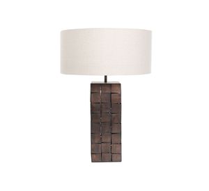 Lámpara sobremesa 1L E27 Parche fume oxido Diseño 3