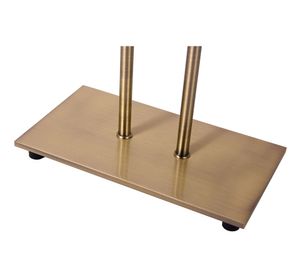 Lámpara sobremesa 2L E27 bronce Diseño 3