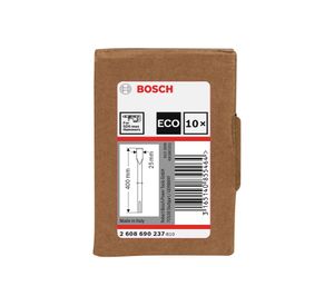 Cincel SDS-MAX plano 400 mm 10 unidades Bosch