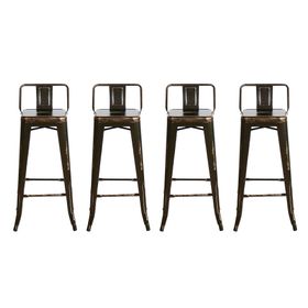 Silla bar Vintage café 4 unidades Idetex