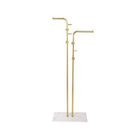 Perchero pie dorado 173.5x66.5x30 cm