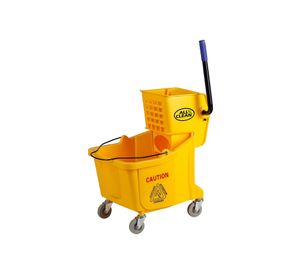 Carro estrujador 36 litros amarillo All Clean
