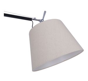 Lámpara pie 1L E27 Tolomeo negro Diseño 3