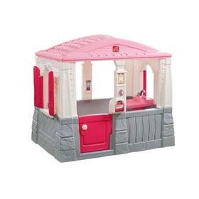 Casa de juego limpio y ordenado rosado Step2