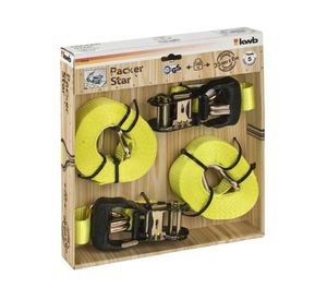 Eslinga tensor 35 mm x 6 m amarillo 2 unidades KWB