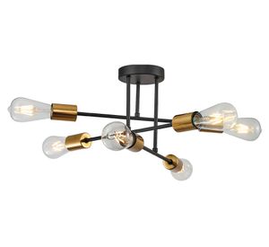 Lámpara techo E27 6L Liezen