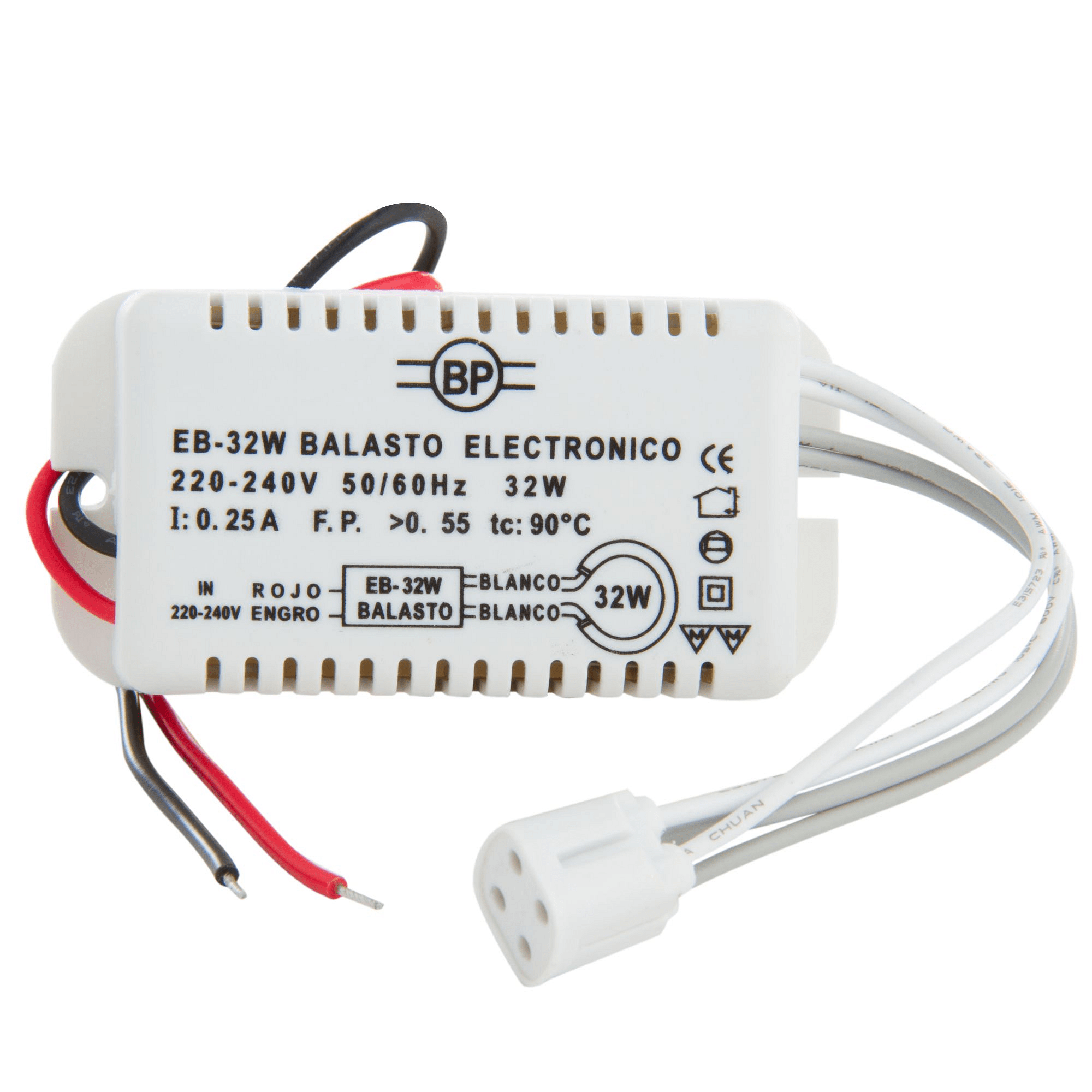 Ballast electrónico simple 32W Byp