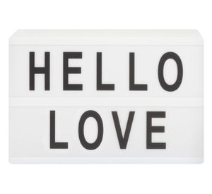 LED light box con letras 2 líneas VGO